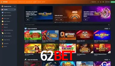 Slots com jackpots e giros grátis na 62bet